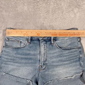 Good American Shorts Womens Size 12 Blue Cut Off